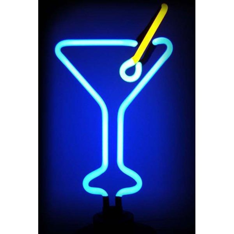 NEON Sculpture – Martini Glass