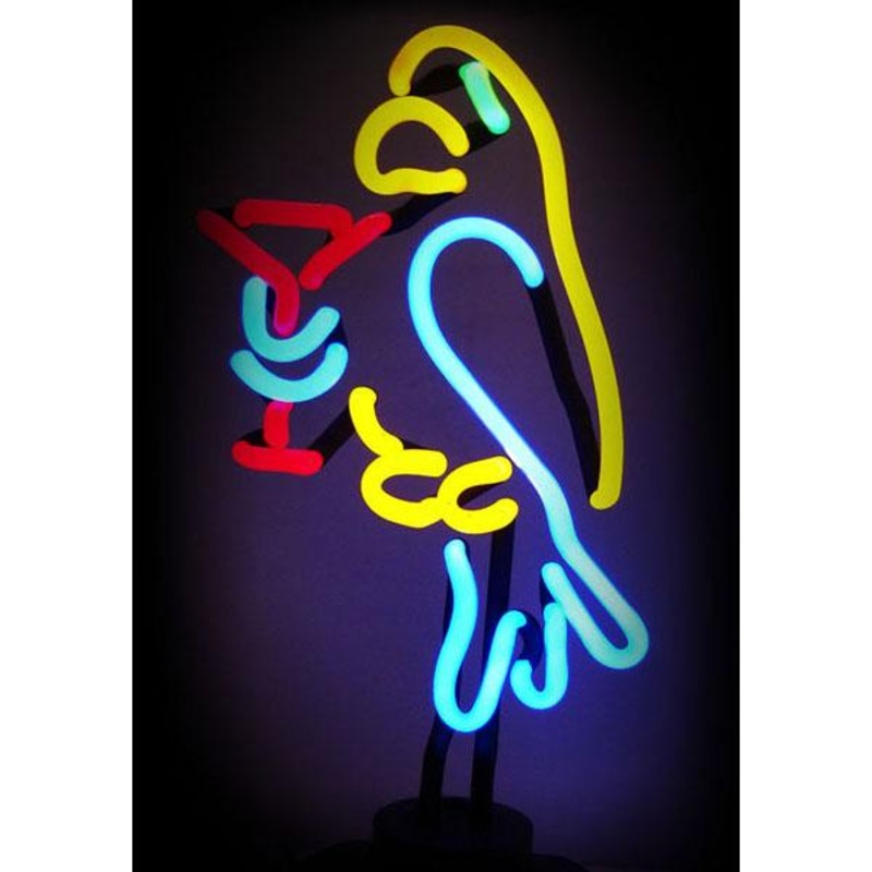NEON Sculpture – Parrot Margarita