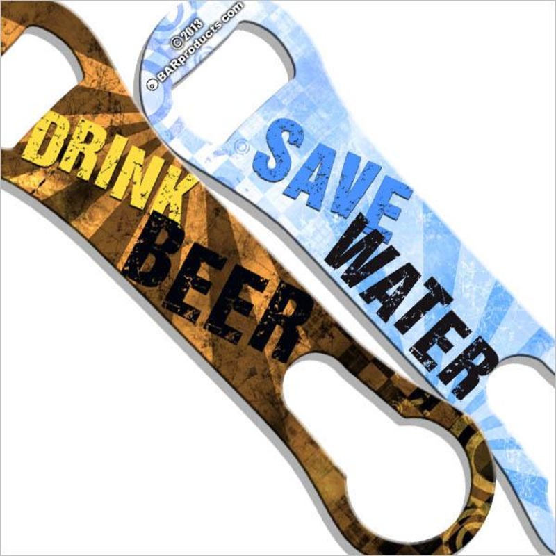 Save Water, Drink Beer Kolorcoat V-Rod Bottle Opener