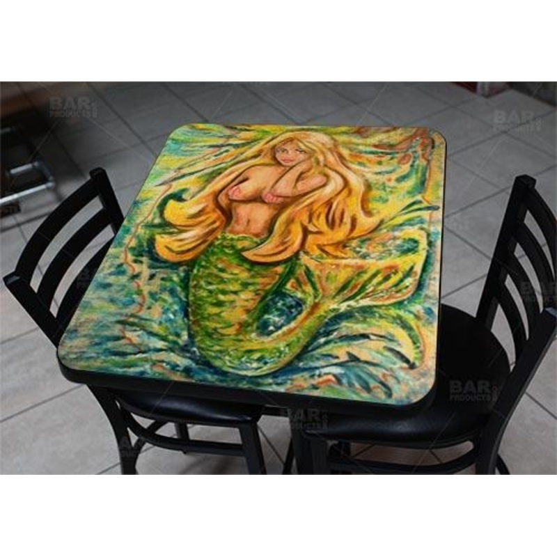 Wooden Table Top – Two Types Available – Sunburst Mermaid 24 x 30