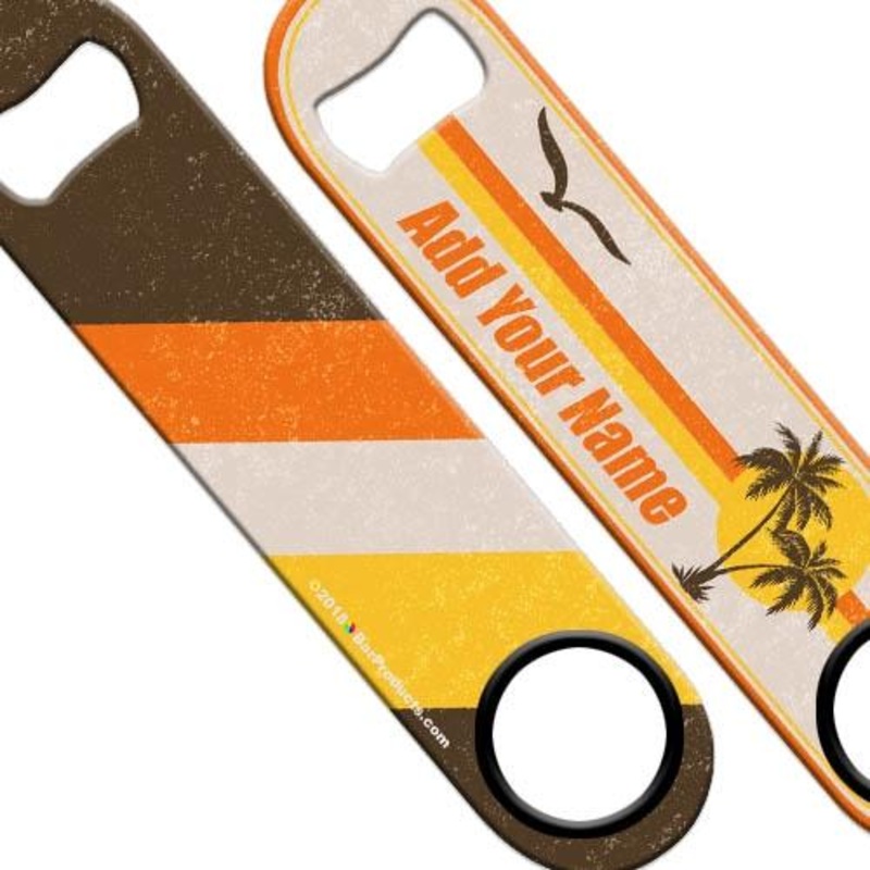 ADD YOUR NAME Speed Bottle Opener – Retro Series – Malibu