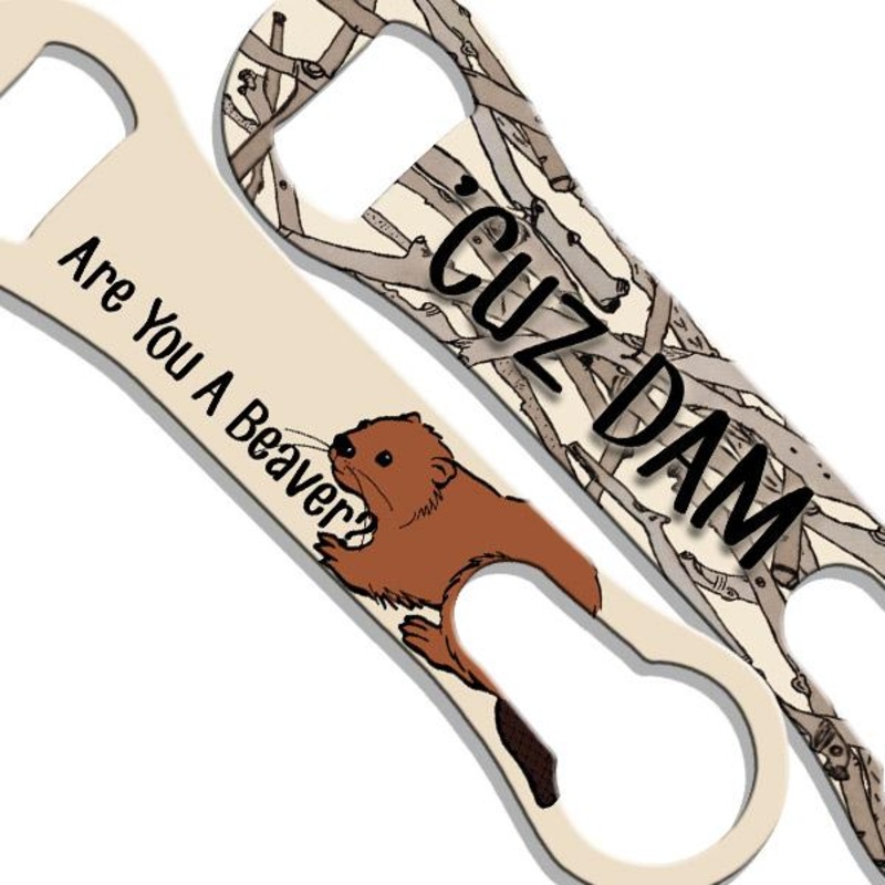 Are You a Beaver? V-Rod Bottle Opener