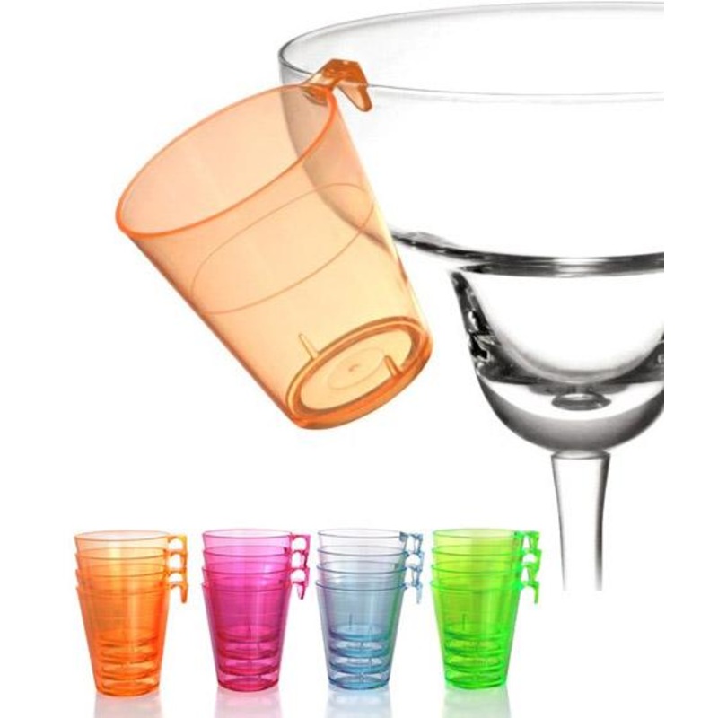 Barconic 2oz Assorted Plastic Shot Glass with Hook