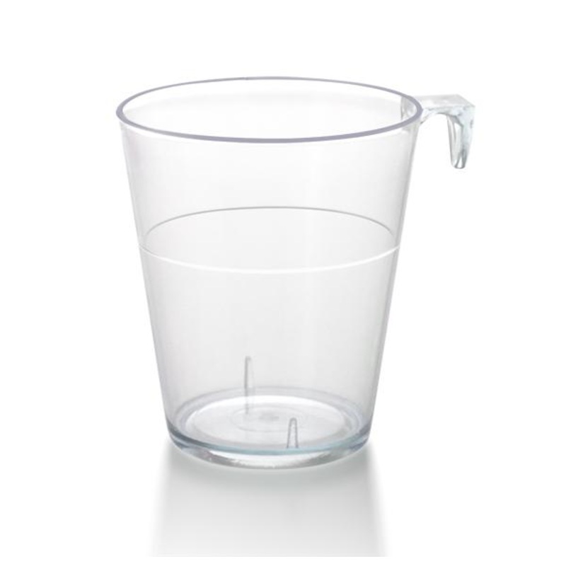 Barconic 2oz Clear Plastic Shot Glass with Hook