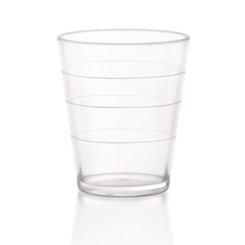 Barconic 2oz Thick Clear Plastic Shot Glass