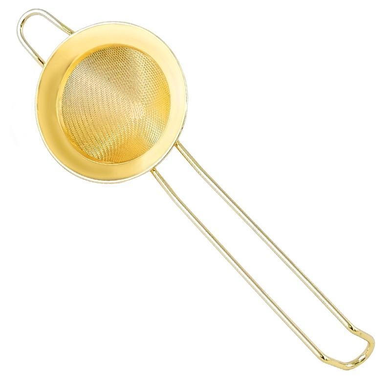 BarConic Fine Mesh Strainer – Gold Plated
