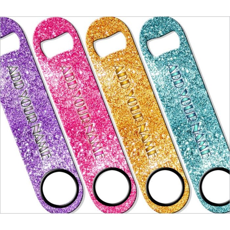 Bling SPEED Bottle Opener  Several Color Options – ADD YOUR NAME
