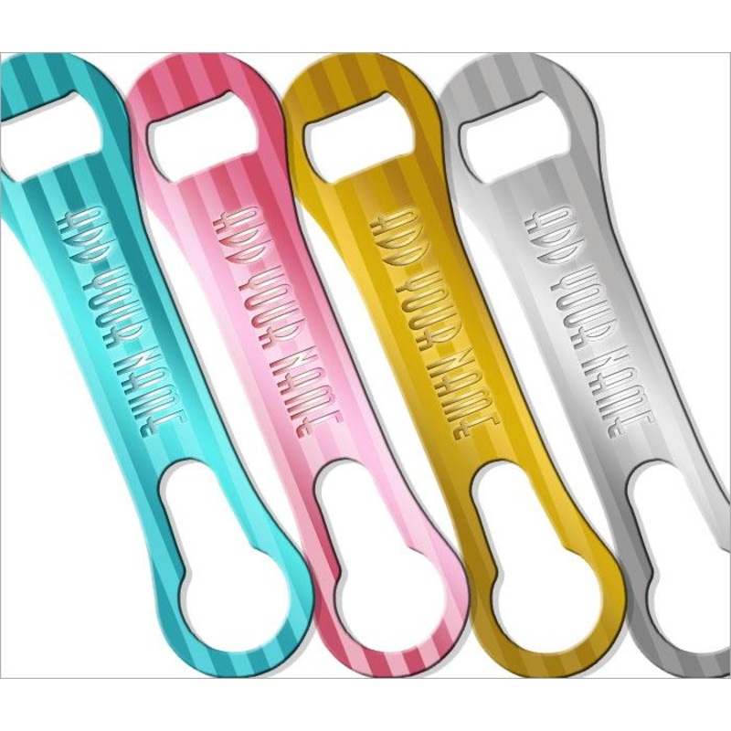 Foil Wrap V-Rod Bottle Opener – ADD YOUR NAME