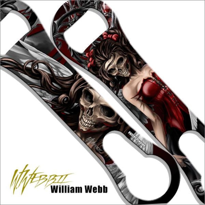 Gothic Angel V-Rod Bottle Opener