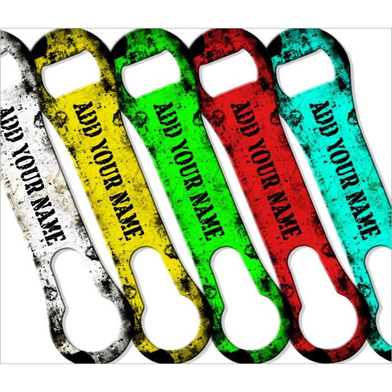 Grunge V-Rod Bottle Opener – ADD YOUR NAME