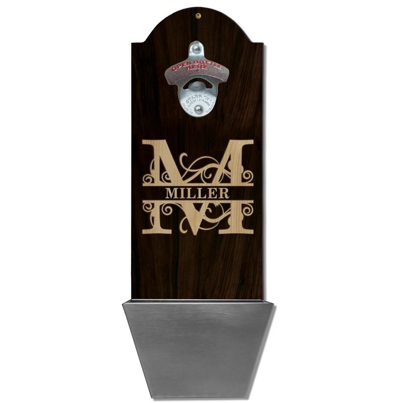 Round Top Plaque with Cap Catcher – Custom – Family Monogram