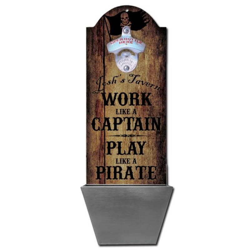 Round Top Plaque with Cap Catcher – Custom – Play Like a Pirate
