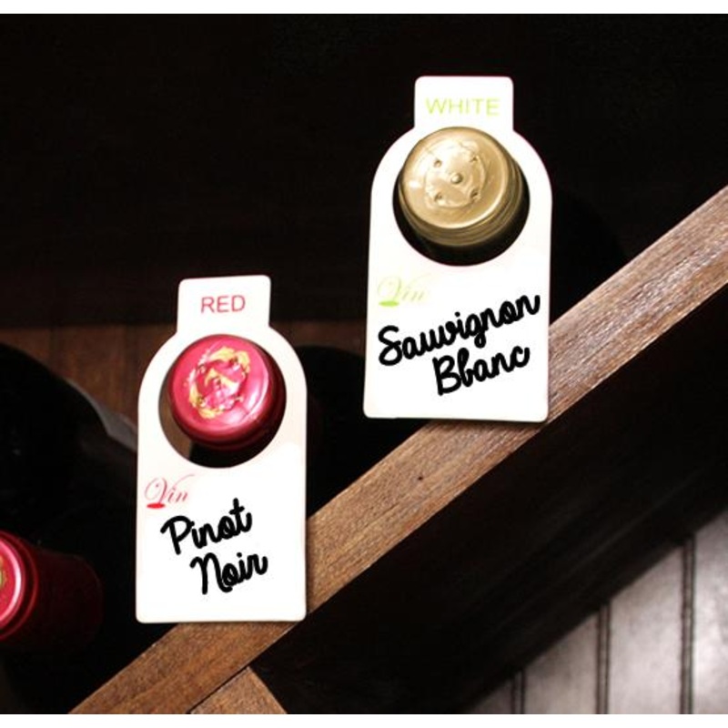 Wine Cellar Tags with Pen (50 Pack)