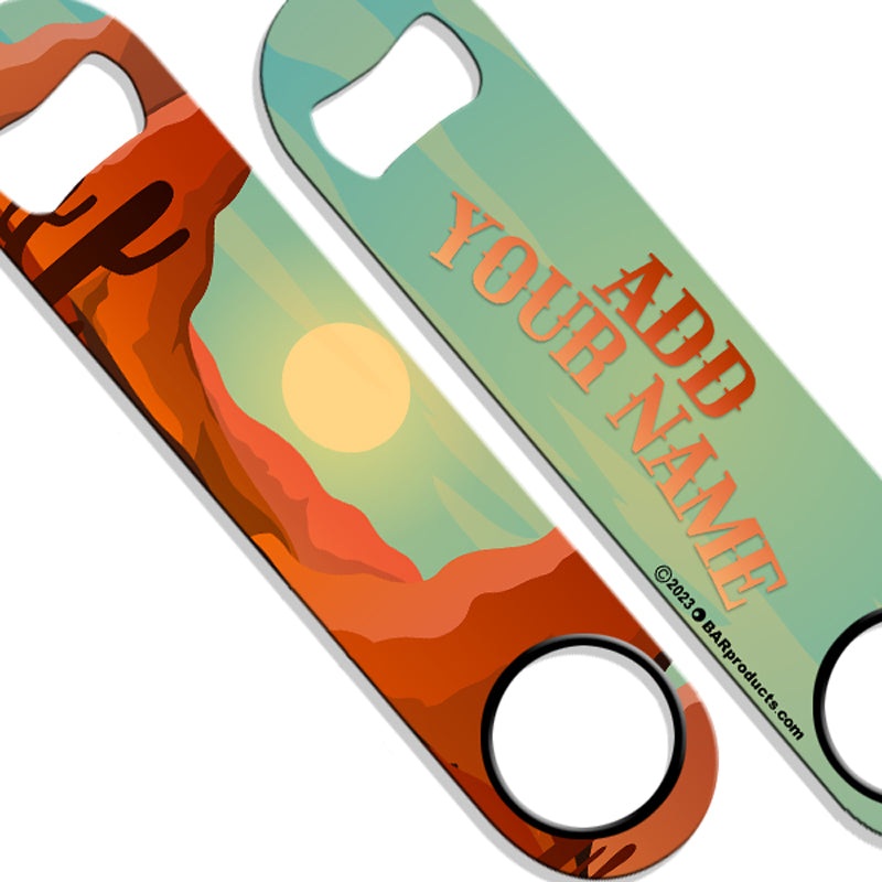 ADD YOUR NAME Speed Bottle Opener – Western
