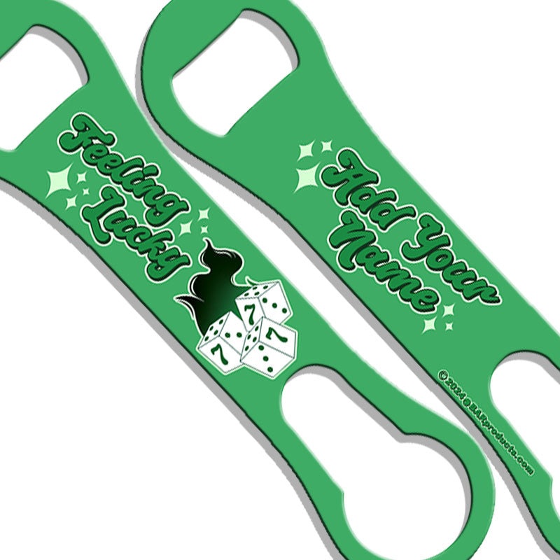 ADD YOUR NAME  V-Rod Bottle Opener  Feeling Lucky