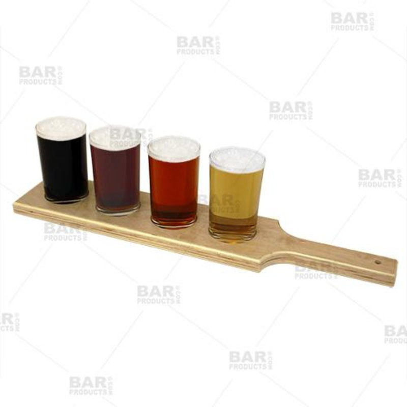 Beer Sampler Paddle – Natural Wood