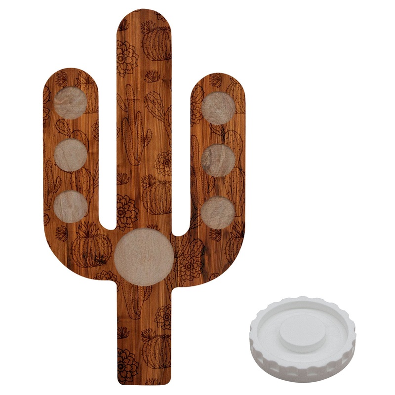Cactus Shot Serving Tray – Cactus Pattern Design
