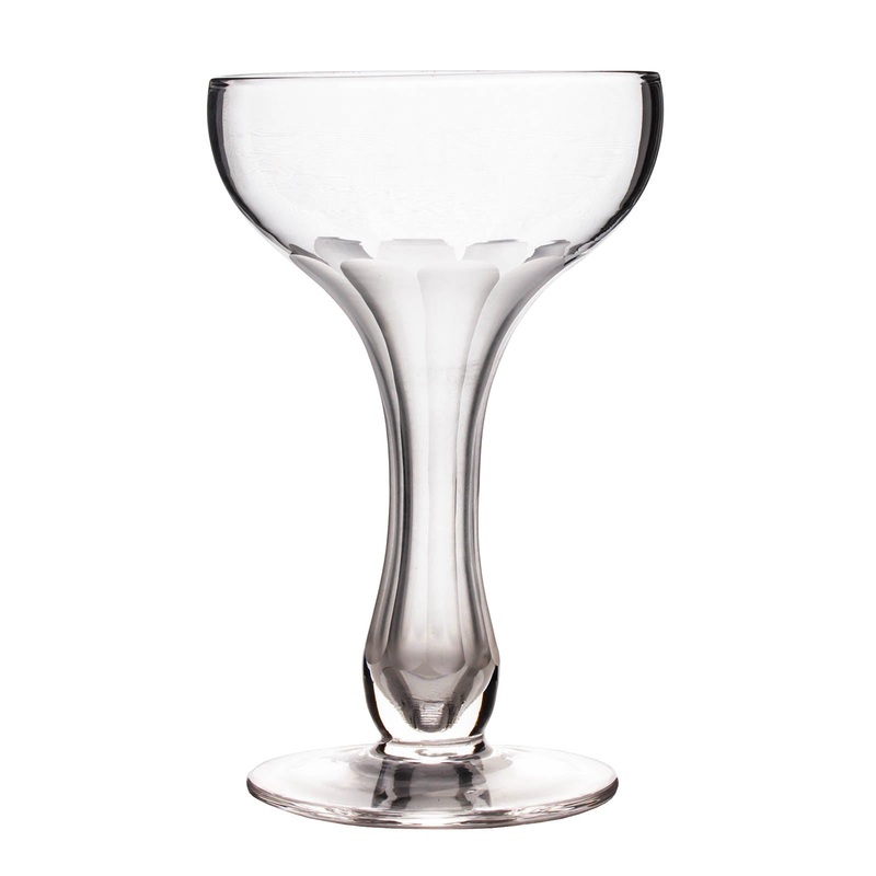 Charming Hollow Stem Cut Champagne Coupe – BarConic