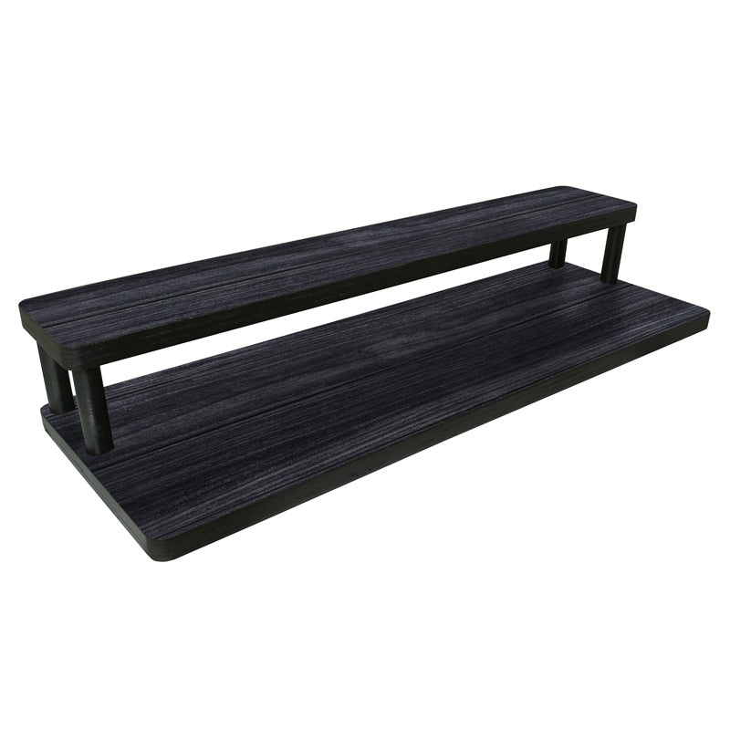 Counter Caddies – Dark Wood Themed Artwork – Straight Shelf – 24 Length