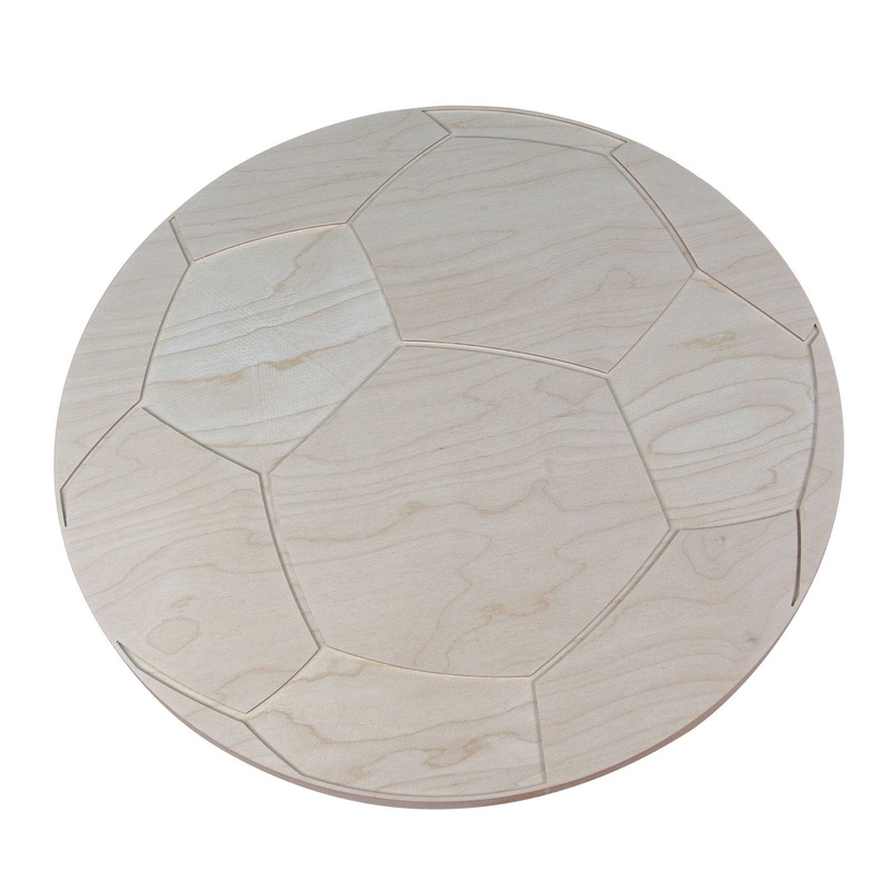 DIY Wooden Table Top – Soccer Ball – DIY Epoxy / Paint