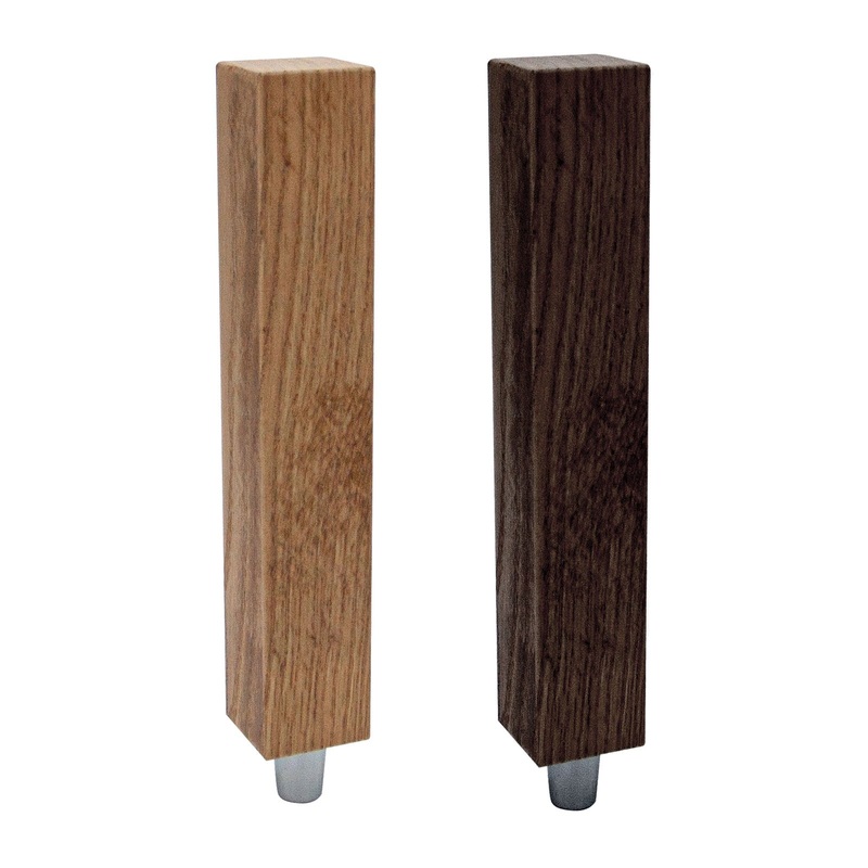 Walnut and Oak Beer Tap – With Optional Chalk Finish – Flat Top
