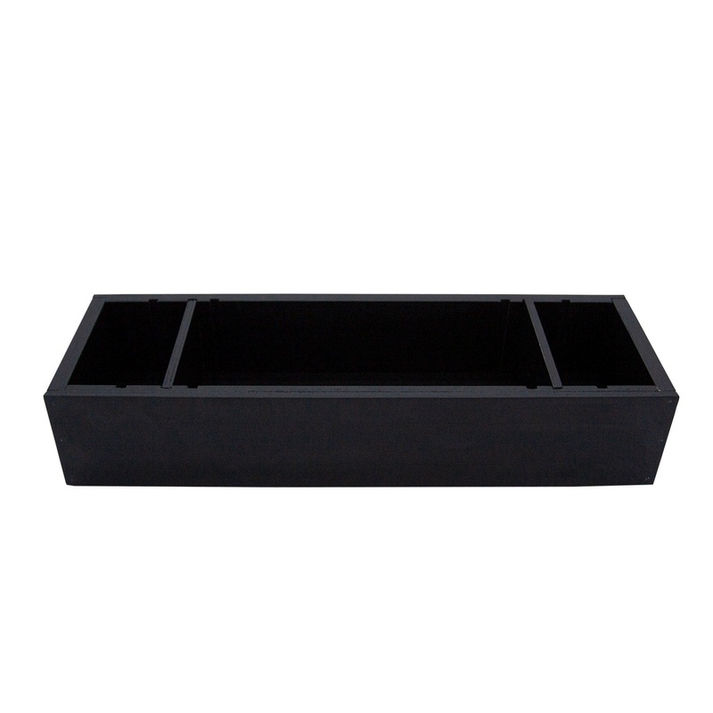 Wooden Condiment Caddy – Black Stain