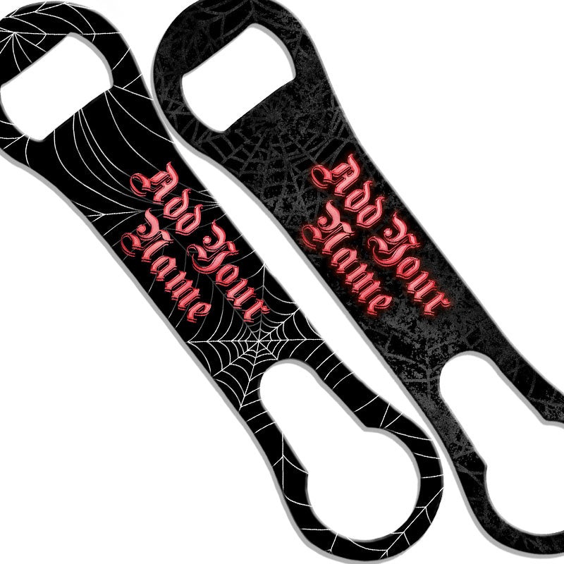 ADD YOUR NAME  V-Rod Bottle Opener  Gothic