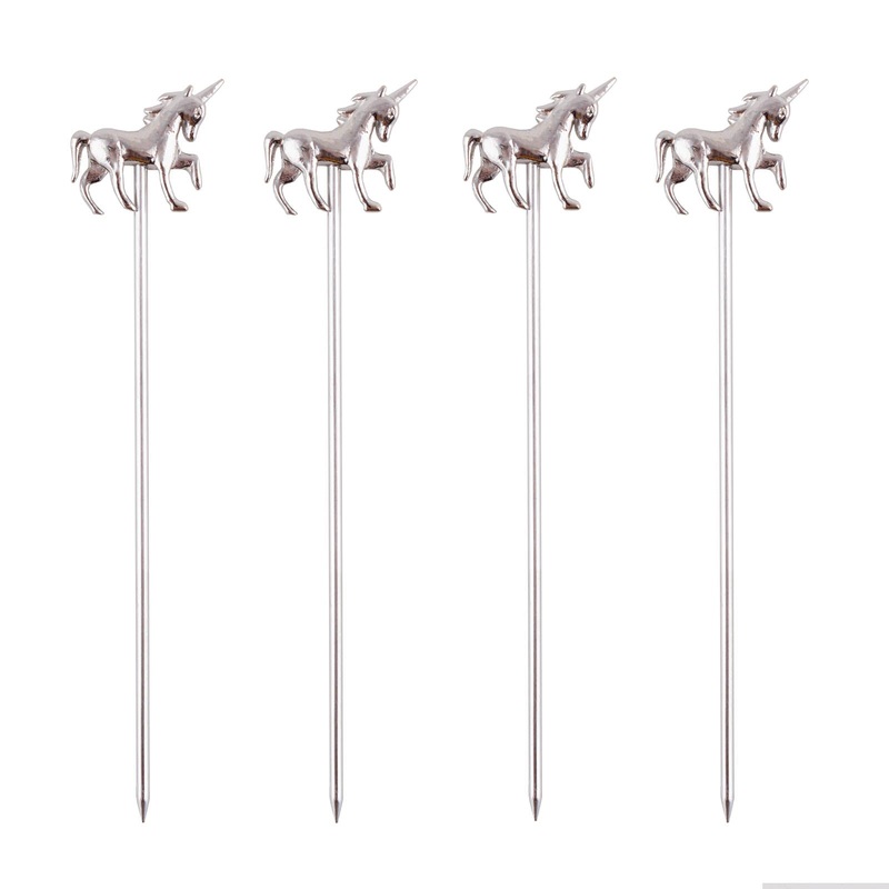 BarConic Cocktail Pick – Unicorn – Set of 4