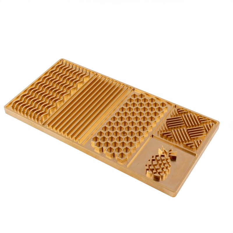 BarConic Craft Ice Mold Tray w/ 5 designs – Brass 4 x 8
