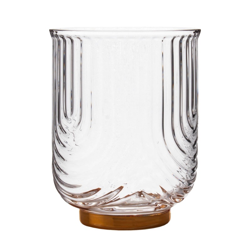 BarConic Gilded Tumbler Glass – 12 ounce