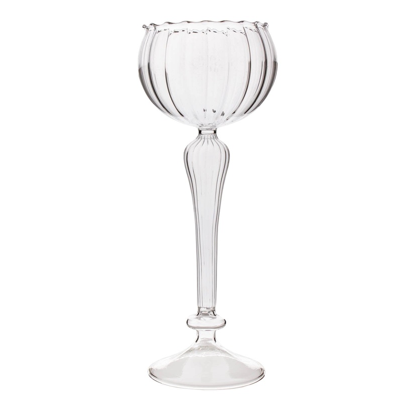 BarConic Long Stem Goblet Cocktail Glass – 10.5 ounce