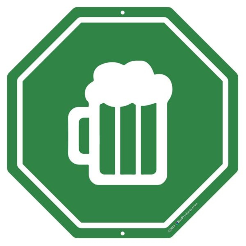 Kolorcoat Metal Bar Sign – Go Beer!