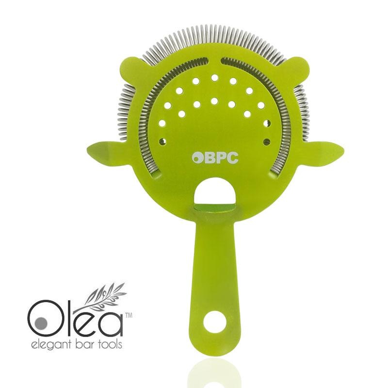 Olea 4 Prong Cocktail Strainer – Metallic NEON Lime Green