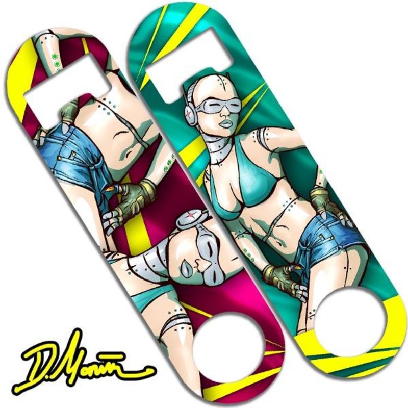 Robogirl Skinny Mini Bottle Opener