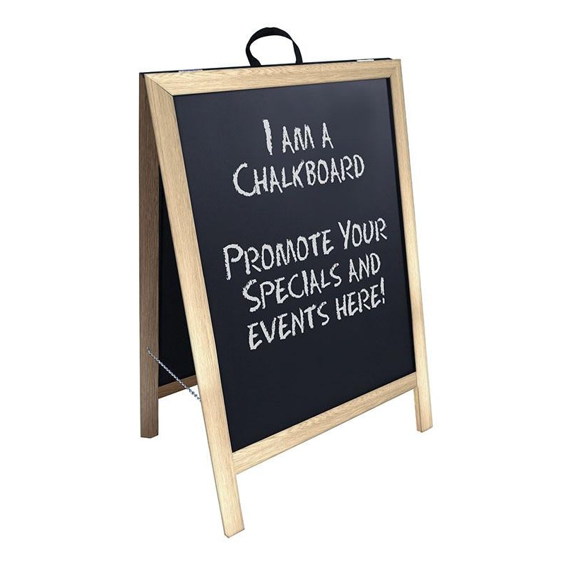 A-Frame Sidewalk Chalkboard Sign  Double Sided
