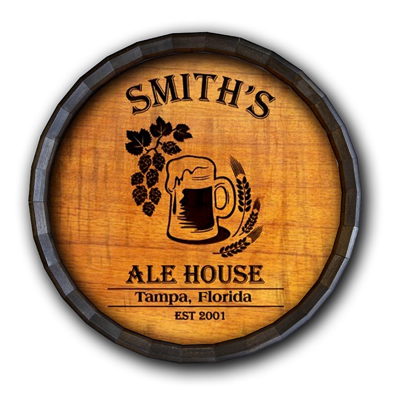 Barrel Top Tavern Sign – Ale House