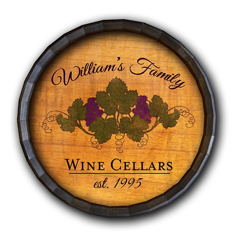 Barrel Top Tavern Sign – Wine Cellar