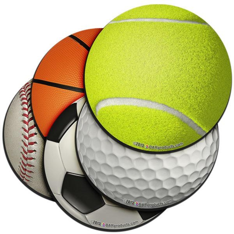 Foam Kolorcoat Coaster – 4 inch Round – Sports