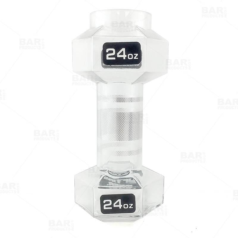Novelty Beer Glass – Barbell – 24oz