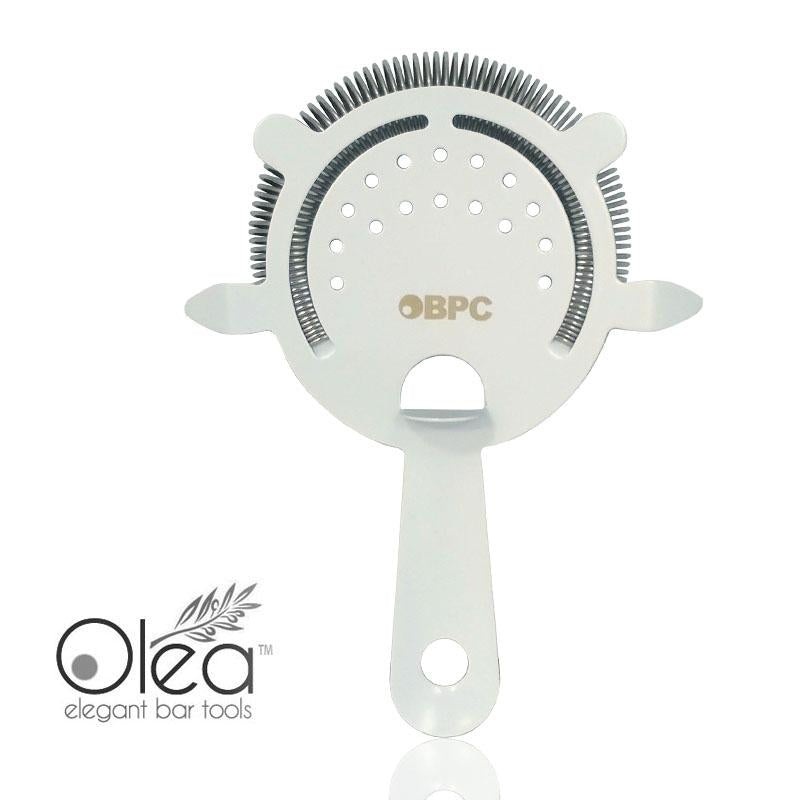 Olea 4 Prong Cocktail Strainer – Matte White