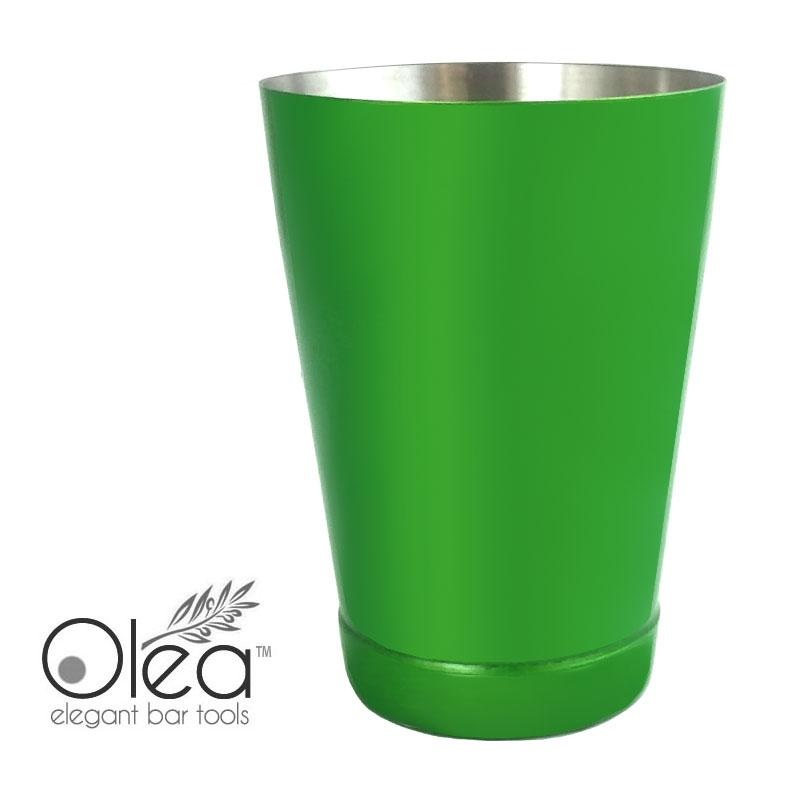 Olea NEON Cocktail Shaker – 16oz Weighted – Metallic Green