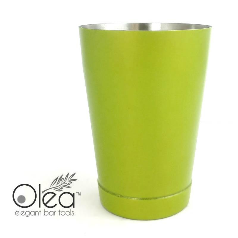 Olea NEON Cocktail Shaker – 16oz Weighted – Metallic Lime Green