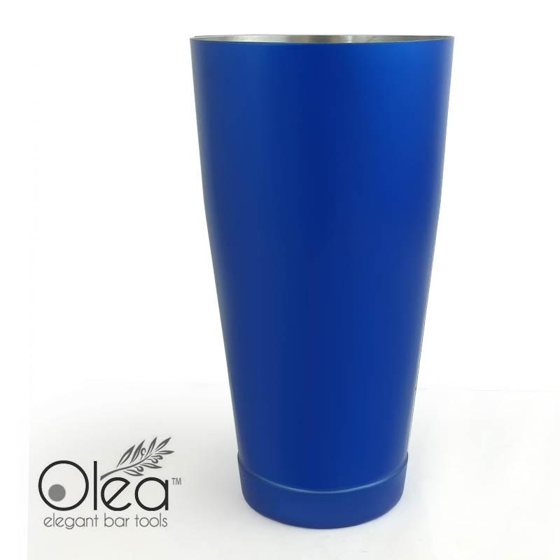 Olea NEON Cocktail Shaker – 28oz Weighted – Metallic Blue