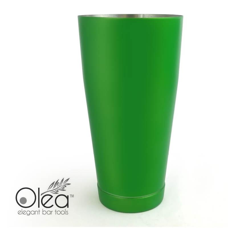 Olea NEON Cocktail Shaker – 28oz Weighted – Metallic Green