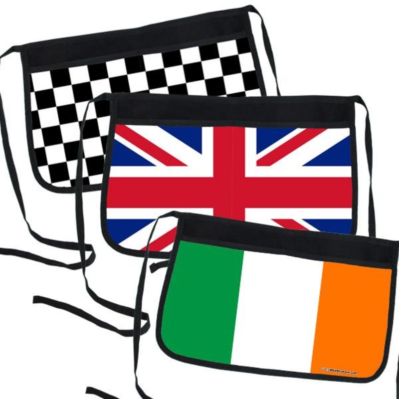 Two-Pocket Kolorcoat Server Apron – Flags of the World