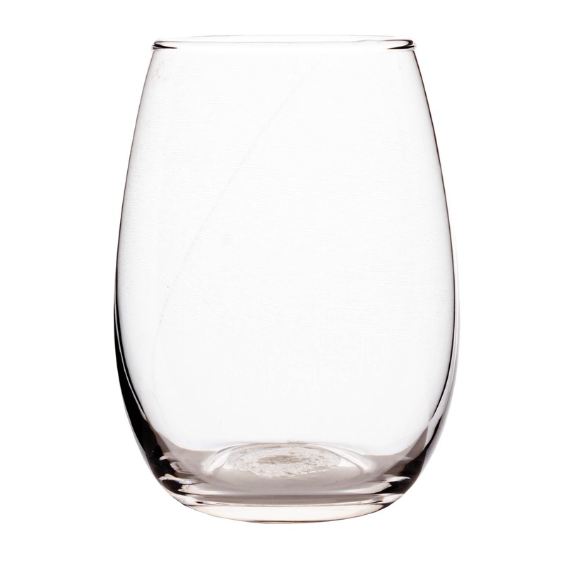 BarConic Stemless Wine Glass – 12 oz (12 pack)