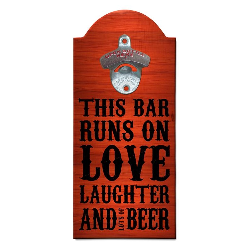 Beer Wooden Bottle Opener with Magnetic Cap Catcher