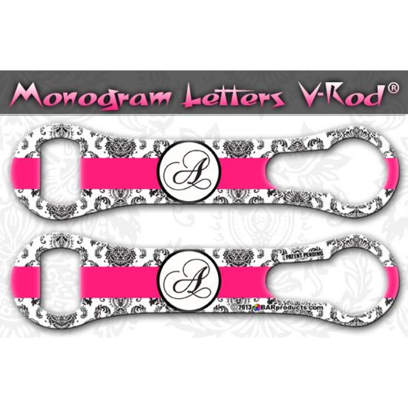 Monogram V-Rod Bottle Opener|A|B|C|D|E|F|G|H|I|J|K|L|M|N|O|P|Q|R|S|T|U|V|W|X|Y|Z