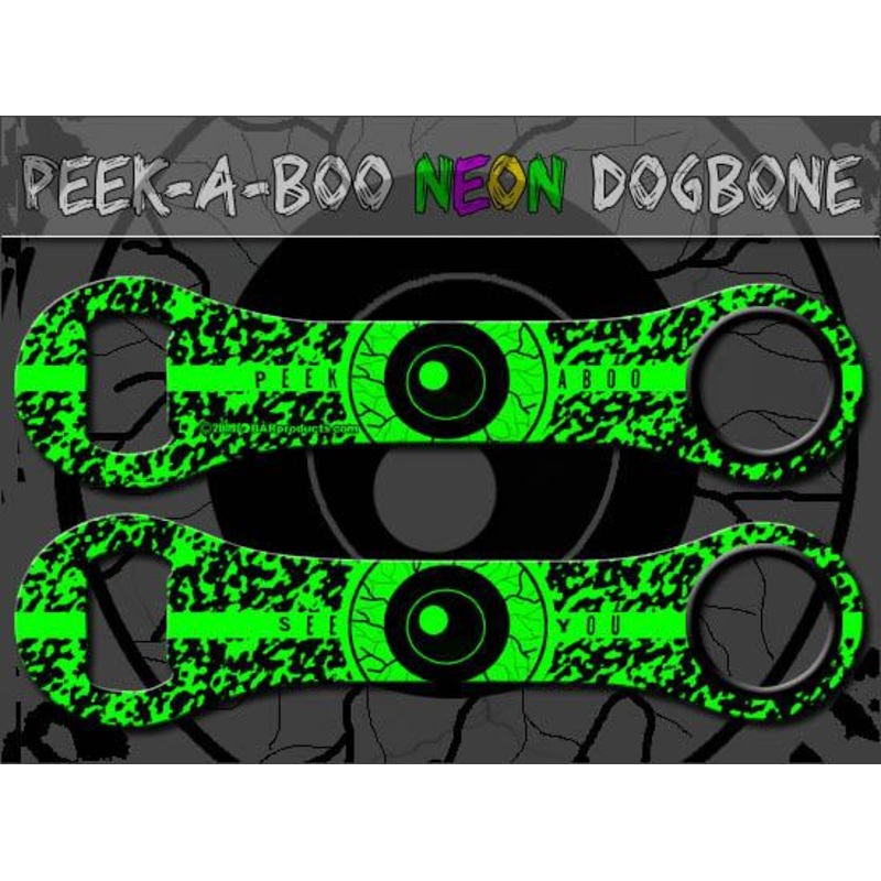 Neon Peek-a-Boo Dog Bone Opener
