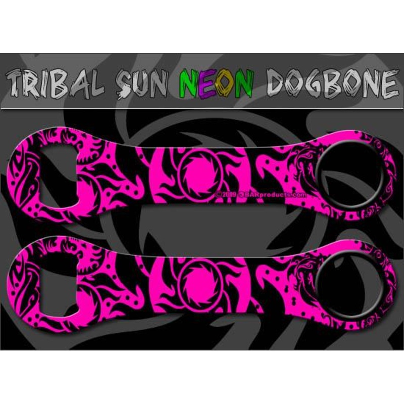 Neon Tribal Sun Dog Bone Opener